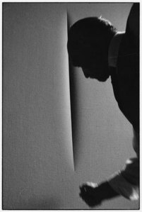 Lucio Fontana fotografato da Ugo Mulas
