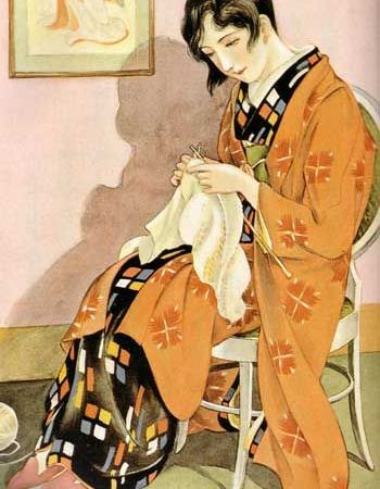 Kashō homemaker (December 1930, "Girls' Illustrated")